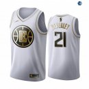 Camisetas NBA de Patrick Beverley Los Angeles Clippers Blanco Oro 19/20