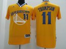 Camisetas NBA de Manga Corta Klay Thompson Golden State Warriors Amarillo