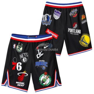 Pantalon NBA de Supreme x Nike Logo Negro