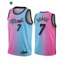 Camiseta NBA de Goran Dragic Miami Heat Azul Rosa Ciudad 2020-21