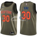 Camisetas NBA Salute To Servicio New York Knicks Bernard King Nike Ejercito Verde 2018