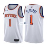 Camisetas NBA de Ramon Sessions New York Knicks Blanco Association 17/18