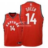 Camisetas de NBA Ninos Toronto Raptors Danny Green Rojo Icon 2018