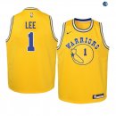 Camisetas de NBA Ninos Golden State Warriors Damion Lee Oro Hardwood Classics 19/20