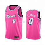 Camisetas NBA Edición ganada Miami Heat Meyers Leonard Nike Rosa 2019/20