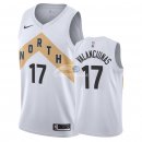 Camisetas NBA de Jonas Valanciunas Toronto Raptors Nike Blanco Ciudad 18/19