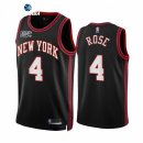 Camisetas NBA de New York Knicks Derrick Rose Nike Negro Ciudad 2021-22