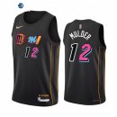 Camisetas NBA Nike Miami Heat NO.12 Mychal Mulder 75th Negro Ciudad 2021-22