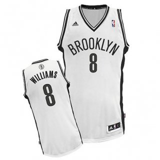 Camisetas NBA de Deron Williams New Jersey Nets Rev30 Blanco