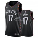 Camisetas NBA de Ed Davis Brooklyn Nets Nike Negro Ciudad 18/19
