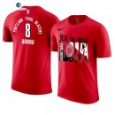 T- Shirt NBA Portland Trail Blazers Al Farouq Aminu Rojo