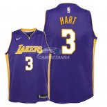Camisetas de NBA Ninos Los Angeles Lakers Josh Hart Púrpura Statement 2018