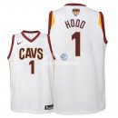 Camisetas de NBA Ninos Rodney Hood Cleveland Cavaliers 2018 Finales Blanco Association Parche