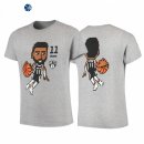 T-Shirt NBA Brooklyn Nets Kyrie Irving Gris 2021
