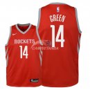 Camisetas de NBA Ninos Houston Rockets Gerald Green Rojo Icon 2018