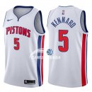 Camisetas NBA de Luke Kennard Detroit Pistons 17/18 Blanco Association