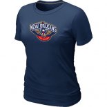 Camisetas NBA Mujeres New Orleans Pelicans Tinta Azul
