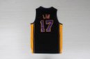 Camisetas NBA de Jeremy Lin Los Angeles Lakers Negro