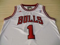 Camisetas NBA de Derrick Rose Chicago Bulls Blanco