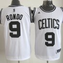 Camisetas NBA de Rajon Rondo Boston Celtics Blanco-1