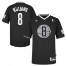 Camisetas NBA Brooklyn Nets 2013 Navidad Williams Negro