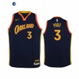 Camiseta NBA Ninos Golden State Warriors Jordan Poole Marino Ciudad 2020-21