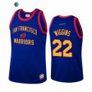 Camisetas NBA Golden State Warriors Andrew Wiggins Azul Hardwood Classics Throwback