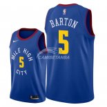 Camisetas NBA de Will Barton Denvor Nuggets Azul Statement 18/19