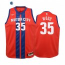 Camiseta NBA Ninos Detroit Pistons Christian Wood Rojo Ciudad 2019-20