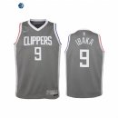 Camisetas de NBA Ninos Edición ganada Los Angeles Clippers Serge Ibaka Gris 2021