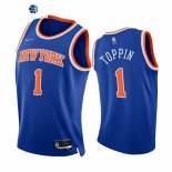Camisetas NBA de New York Knicks Obi Toppin 75th Season Diamante Azul Icon 2021-22