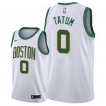 Camisetas NBA de Jayson Tatum Boston Celtics Nike Blanco Ciudad 18/19