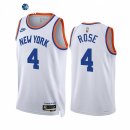 Camisetas NBA de New York Knicks Derrick Rose Blanco Classic 2021-22