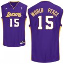 Camisetas NBA de Metta World Peace Los Angeles Lakers Púrpura