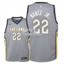 Camiseta NBA Ninos Cleveland Cavaliers Larry Nance Jr Nike Gris Ciudad 2018