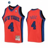 Camisetas NBA Ninos New York Knicks Derrick Rose Naranja Hardwood Classics