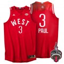Camisetas NBA de Chris Paul All Star 2016 Rojo