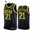 Camisetas NBA Jordan Utah Jazz NO.21 Hassan Whiteside Negro Statement 2022-23