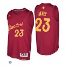 Camisetas NBA Cleveland Cavaliers 2016 Navidad LeBron James Rojo
