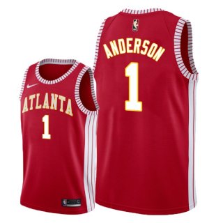 Camisetas NBA de Justin Anderson Atlanta Hawks Retro Rojo 2018
