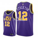 Camisetas NBA de John Stockton Utah Jazz Retro Púrpura 2018