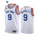 Camisetas NBA de New York Knicks RJ Barrett Blanco Classic 2021-22