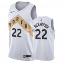 Camisetas NBA de Malachi Richardson Toronto Raptors Nike Blanco Ciudad 18/19