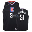 Camisetas de NBA Ninos Los Angeles Clippers Boban Marjanovic Negro Statement 2018