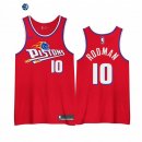 Camiseta NBA de Dennis Rodman Detroit Pistons Nike Rojo Ciudad 2020-21