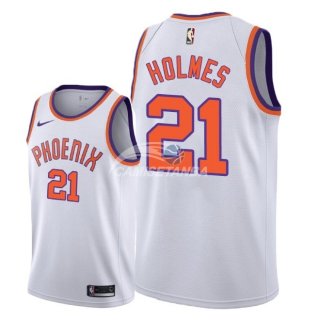Camisetas NBA de Richaun Holmes Phoenix Suns Retro Blanco 2018