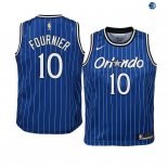 Camisetas de NBA Ninos Orlando Magic Evan Fournier Azul Hardwood Classics