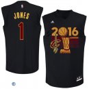 Camisetas NBA Cleveland Cavaliers James Jones 2016 Finals Negro