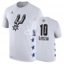 Camisetas NBA de Manga Corta DeMar DeRozan All Star 2019 Blanco