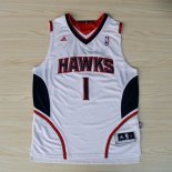 Camisetas NBA de Tracy McGrady Atlanta Hawks Rev30 Blanco